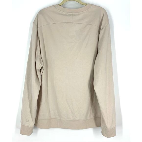 All In Motion Men's Ponte Crew Neck Pullover Knit Long Sleeve Shirt XL - Picture 3 of 7